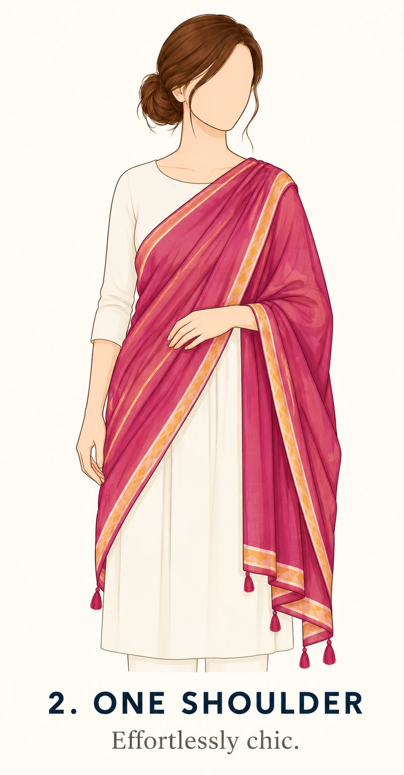 Illustration of One Shoulder