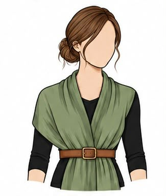 Illustration of Belted Look