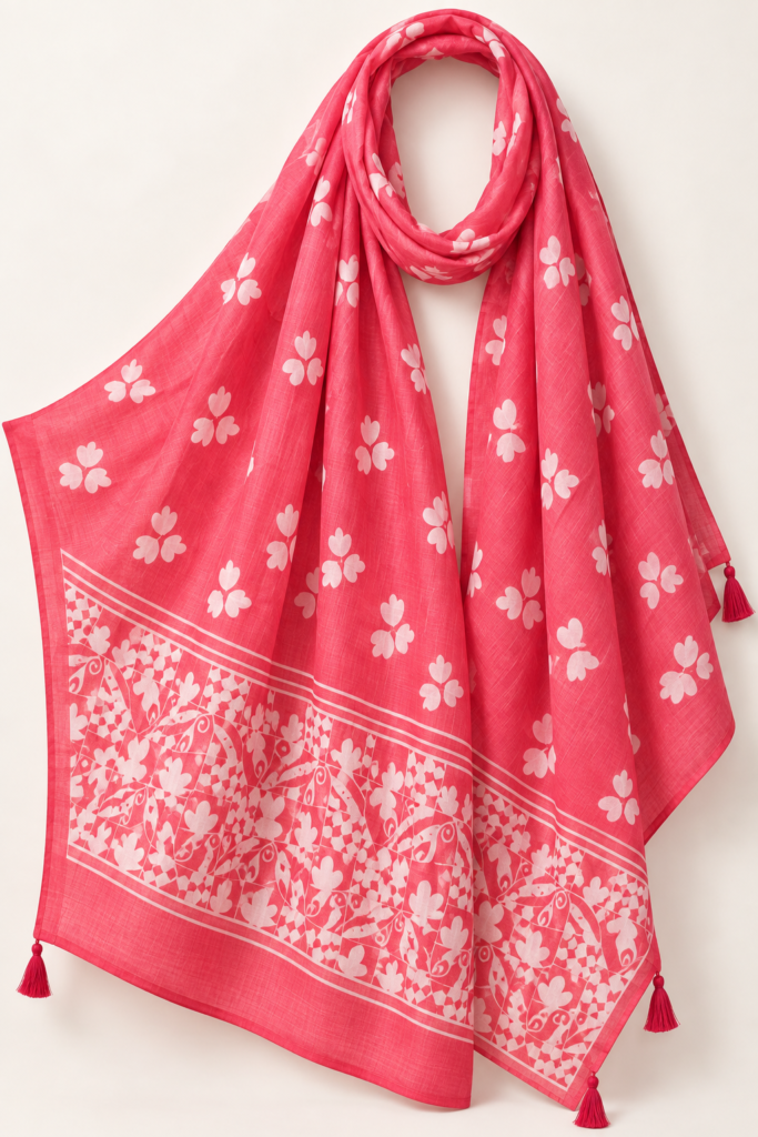 Coral Blossom Lace